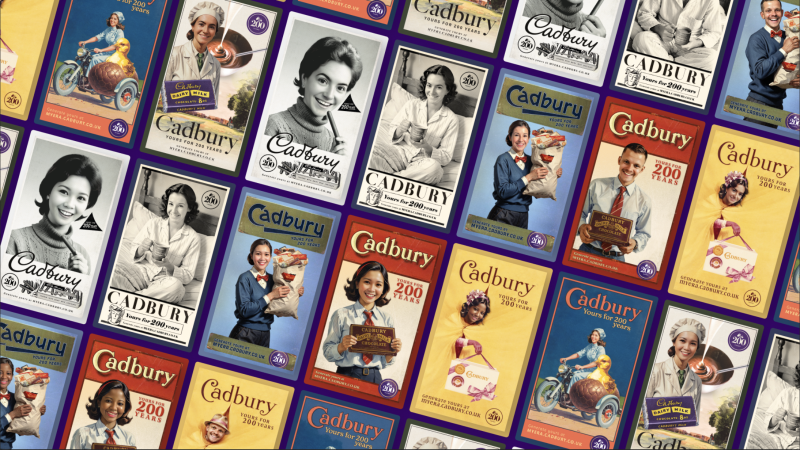 Cadbury uses AI to let you star in one of its classic ads from the last 200 years